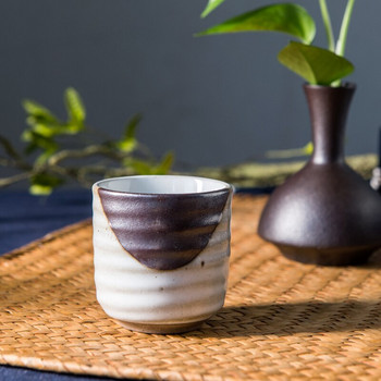 ANTOWALL НОВО Керамична чаша за чай в японски стил Чаша за супа Чаша за двойка Чаша за чай Творчески керамични чаши за кафе Чаша за пиене на вода
