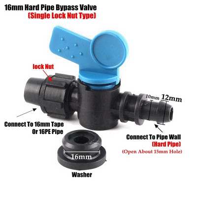 5db 16 mm-es LDPE csőcsatlakozók Mikro öntözőtömlő vízszelep menettel lezárt T-csatlakozó csővég dugó Kerti vízcsatlakozó