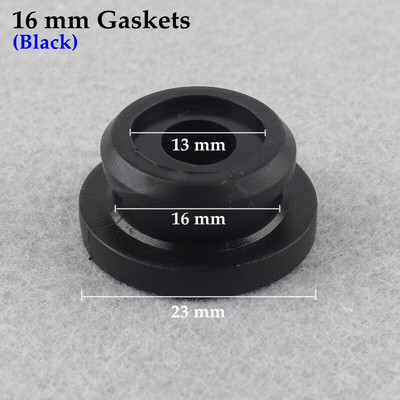 5db 16 mm-es LDPE csőcsatlakozók Mikro öntözőtömlő vízszelep menettel lezárt T-csatlakozó csővég dugó Kerti vízcsatlakozó