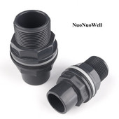 1 db Kiváló minőségű 20-63 mm-es PVC akváriumi akváriumi akvárium csőcsatlakozók Víztartály bemeneti túlfolyó csatlakozók Vízi kisállat medence UPVC barkácseszközök