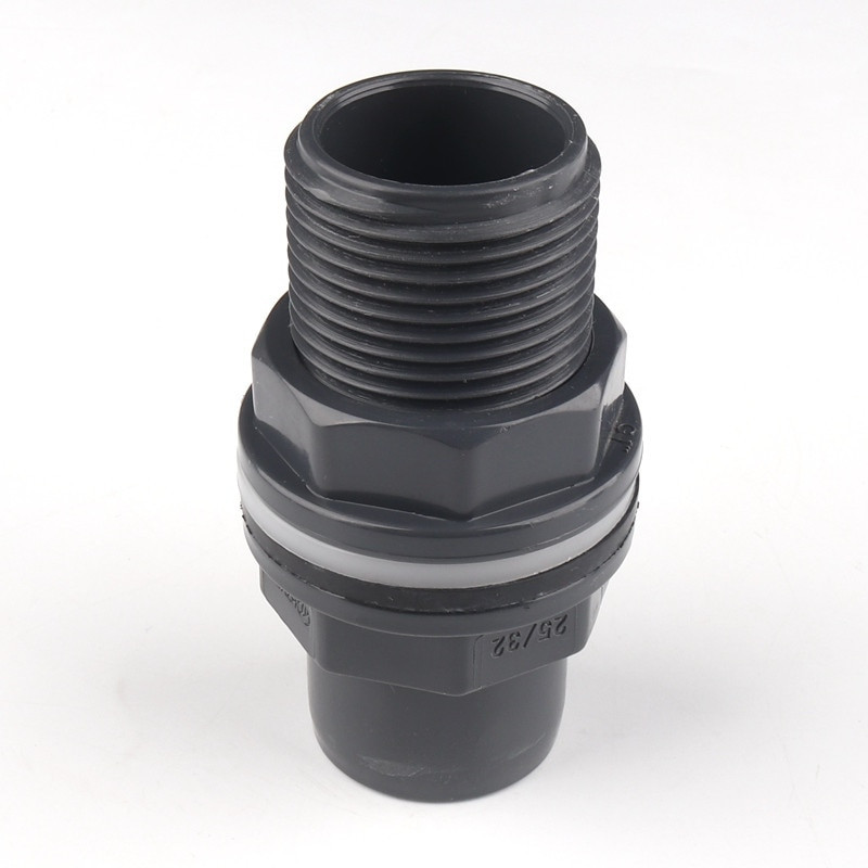 1 db Kiváló minőségű 20-63 mm-es PVC akváriumi akváriumi akvárium csőcsatlakozók Víztartály bemeneti túlfolyó csatlakozók Vízi kisállat medence UPVC barkácseszközök