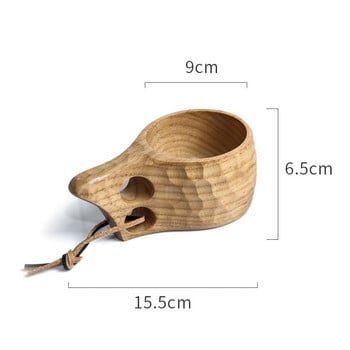 618 Big SaleJujube Wood Scandinavia Wooden Cup Kuksa Kasa Curly Water Cup Juice Milk Tea Drinking Cup Type\