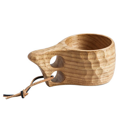 618 Big SaleJujube Wood Scandinavia Wooden Cup Kuksa Kasa Curly Water Cup Juice Tej Tea Kávé ivópohár típus