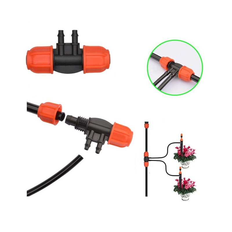 5 buc 8/11 9/12mm Conectori pentru furtun de grădină Sistem de irigare prin picurare Conector pentru țevi Seturi de udare pentru grădinărit Conectori de apă pentru piuliță