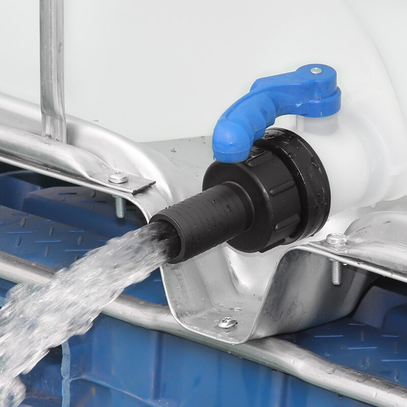 Supapă de rezervor IBC durabilă 62 MM 75 MM Supapă de înlocuire Supapă cu bilă rezistentă la coroziune și supapă fluture