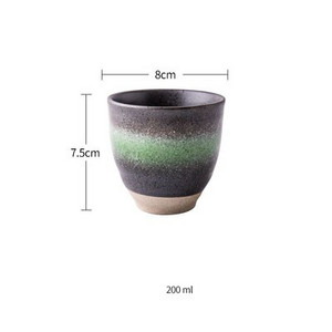 ANTOWALL Japán aláfestett, kézzel festett teáscsésze kerámia teás csésze 150 ml Étterem Háztartási Retro boros kávéscsésze