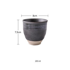 ANTOWALL Japán aláfestett, kézzel festett teáscsésze kerámia teás csésze 150 ml Étterem Háztartási Retro boros kávéscsésze