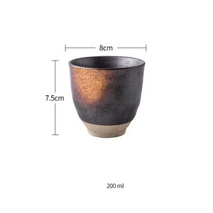 ANTOWALL Japán aláfestett, kézzel festett teáscsésze kerámia teás csésze 150 ml Étterem Háztartási Retro boros kávéscsésze