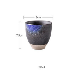 ANTOWALL Japán aláfestett, kézzel festett teáscsésze kerámia teás csésze 150 ml Étterem Háztartási Retro boros kávéscsésze
