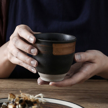ANTOWALL Ιαπωνικό Χειροποίητο Χειροποίητο Φλιτζάνι Τσαγιού Κεραμικό Φλιτζάνι Τσάι Νερού 150ml Εστιατόριο Οικιακό Ρετρό Κύπελλο Καφέ