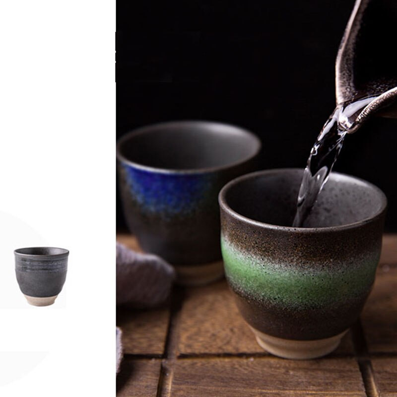 ANTOWALL Japán aláfestett, kézzel festett teáscsésze kerámia teás csésze 150 ml Étterem Háztartási Retro boros kávéscsésze