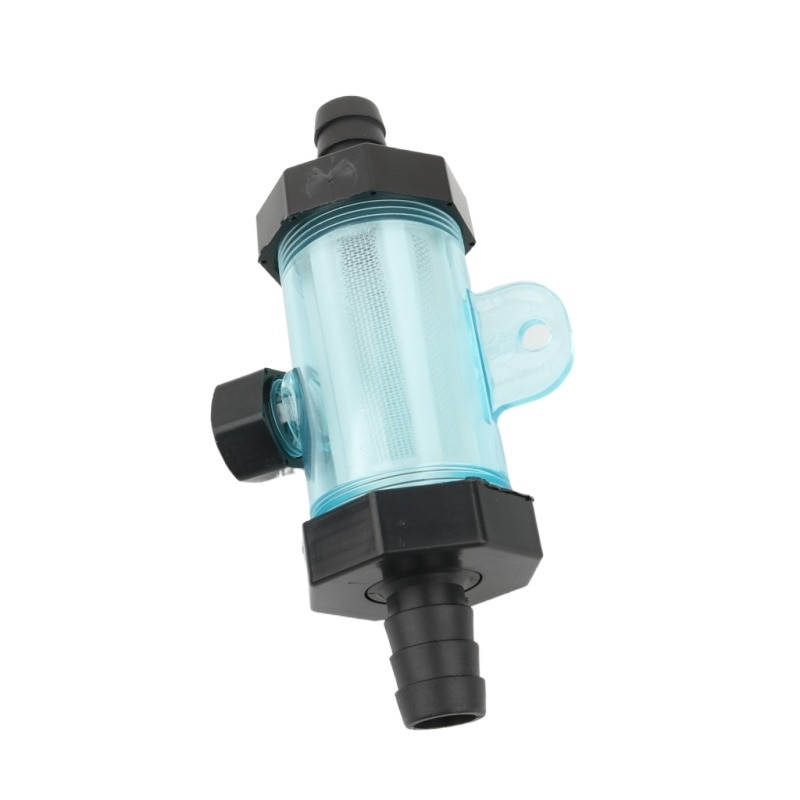 1db 8/10/12/20/25mm tömlőszűrő Kerti öntözőrendszer Akváriumi átlátszó szűrő akvárium vízcső csőszűrő