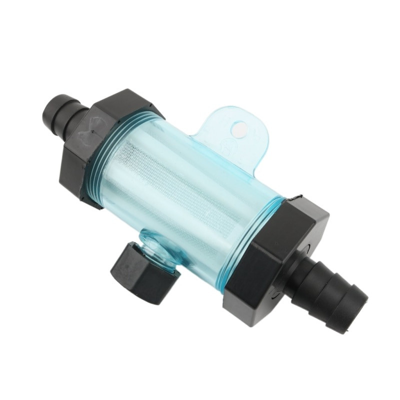 1db 8/10/12/20/25mm tömlőszűrő Kerti öntözőrendszer Akváriumi átlátszó szűrő akvárium vízcső csőszűrő