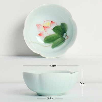 Kerámia hal teáscsésze Pu'er teáscsésze Ruyi Small Fish Creative Kerámia kis teástál