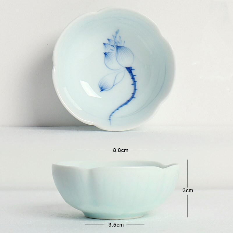 Kerámia hal teáscsésze Pu'er teáscsésze Ruyi Small Fish Creative Kerámia kis teástál
