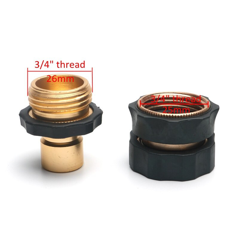 3/4" menetes American Standard kerti gyorscsatlakozó vízpisztoly csatlakozások mosógép adapter kerti öntözőszerelvények