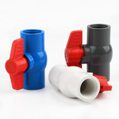 1db 1/2"~4" menetes PVC golyóscsap Kerti öntözőszerelvények U-PVC golyóscsap műanyag javítási csatlakozó csőkapcsoló golyóscsap