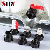 IBC tartályadapter 60 mm - 1/2'' 3/4'' 1'' 2'' finommenetű vízcsőcsatlakozó Kiváló minőségű BSP apa szűkítő szerelvények 1 db