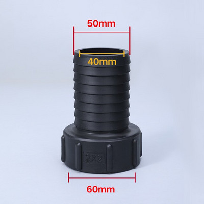 Vastag S60x6 IBC tartály adapter durva menetes szelep szerelvények 1000 literes víztartály kerti tömlő csatlakozó kiváló minőségű