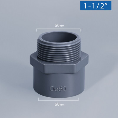 1 KOM PVC priključak za crijevo Priključci za vrtno crijevo Navojni redukcijski spoj za priključke IBC spremnika za ventile