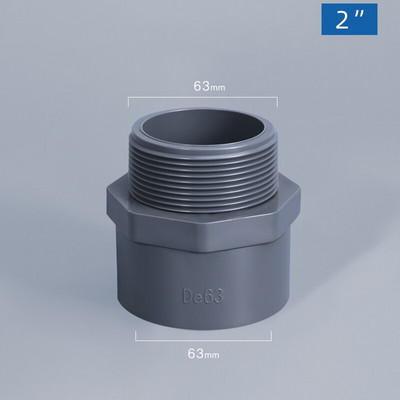 1 KOM PVC priključak za crijevo Priključci za vrtno crijevo Navojni redukcijski spoj za priključke IBC spremnika za ventile