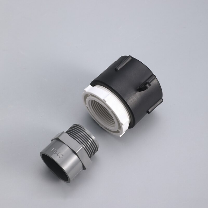 1 KOM PVC priključak za crijevo Priključci za vrtno crijevo Navojni redukcijski spoj za priključke IBC spremnika za ventile