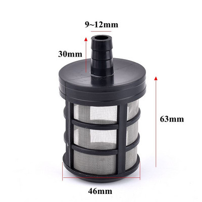 OD 7.5 ~ 14mm Filtru pentru țeavă pentru furtun Spălătorie auto Filtre de irigare a grădinii Pulverizator Pompă Filtrare Filtru plasă Filtru plasă din oțel inoxidabil