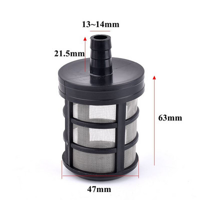 OD 7.5 ~ 14mm Filtru pentru țeavă pentru furtun Spălătorie auto Filtre de irigare a grădinii Pulverizator Pompă Filtrare Filtru plasă Filtru plasă din oțel inoxidabil