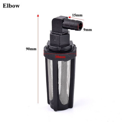 OD 7.5 ~ 14mm Filtru pentru țeavă pentru furtun Spălătorie auto Filtre de irigare a grădinii Pulverizator Pompă Filtrare Filtru plasă Filtru plasă din oțel inoxidabil