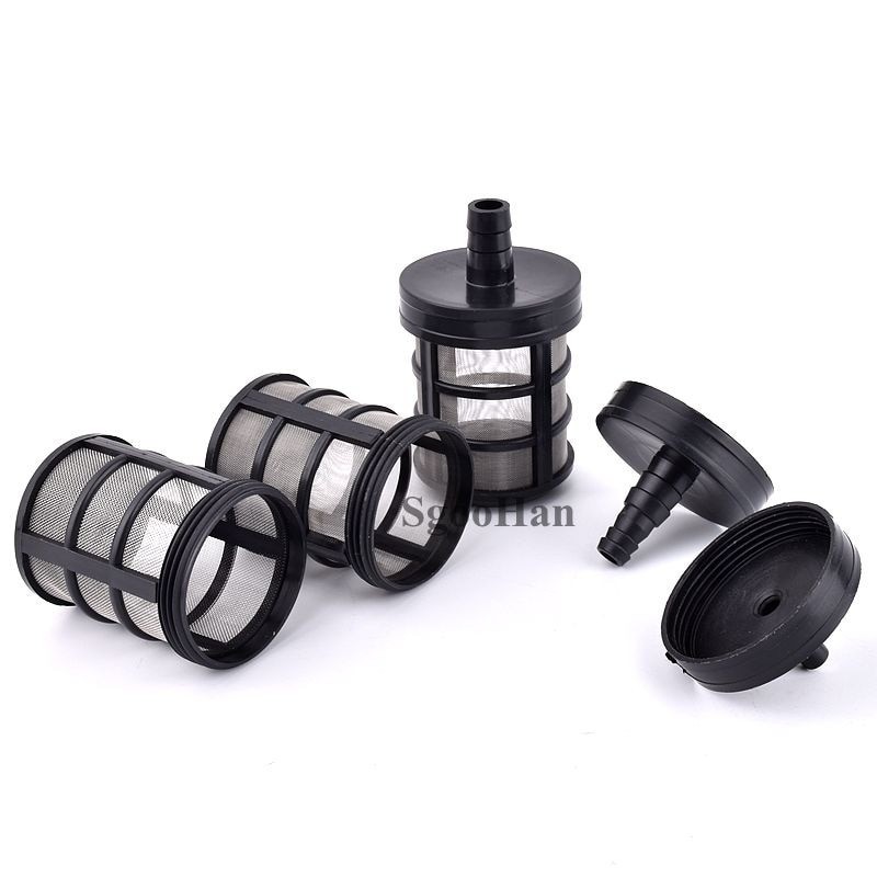OD 7.5 ~ 14mm Filtru pentru țeavă pentru furtun Spălătorie auto Filtre de irigare a grădinii Pulverizator Pompă Filtrare Filtru plasă Filtru plasă din oțel inoxidabil