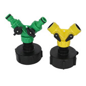 60 mm sriegis su 3/4" sriegiu Y formos greito vožtuvo jungtimi IBC bako adapterio čiaupo jungties pakaitinio vožtuvo jungtis