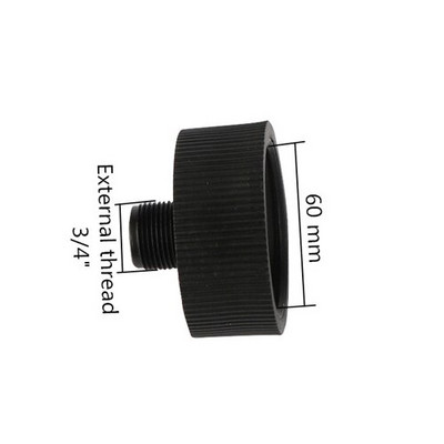 Bemeneti S60 durva belső menetes IBC tartály csatlakozó 3/4" 1" 1,5" 2" apa menet 1/2" 3/4" 1" 1,25" 1,5" 2" csőcsatlakozó kimenet
