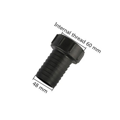 Bemeneti S60 durva belső menetes IBC tartály csatlakozó 3/4" 1" 1,5" 2" apa menet 1/2" 3/4" 1" 1,25" 1,5" 2" csőcsatlakozó kimenet
