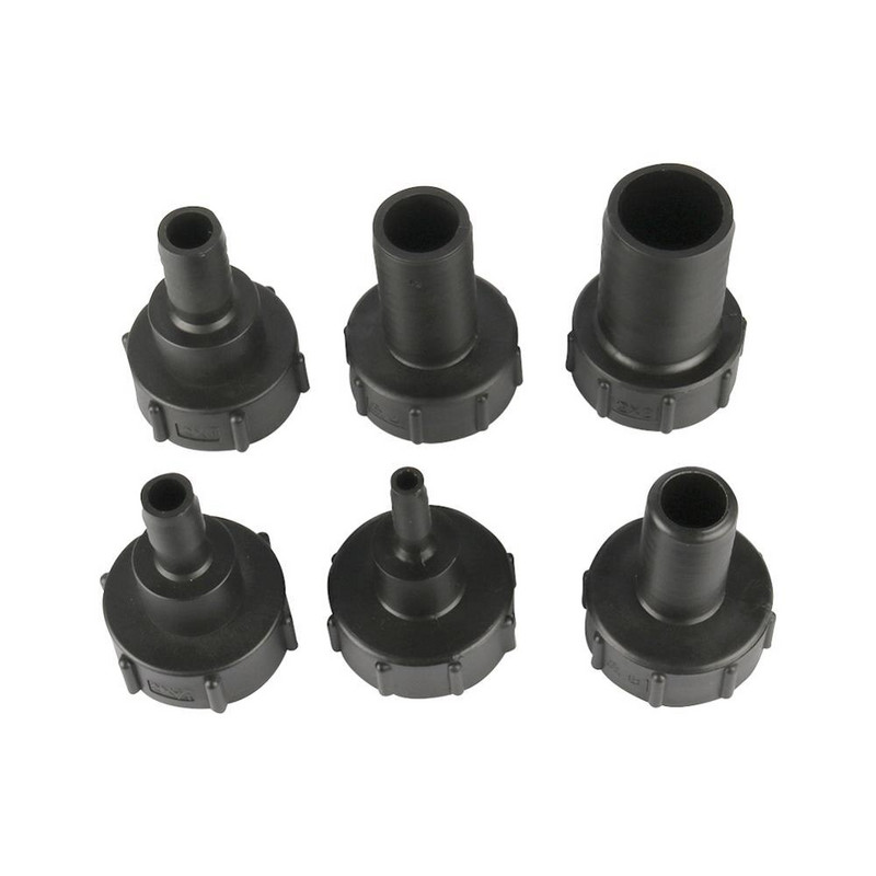 Bemeneti S60 durva belső menetes IBC tartály csatlakozó 3/4" 1" 1,5" 2" apa menet 1/2" 3/4" 1" 1,25" 1,5" 2" csőcsatlakozó kimenet