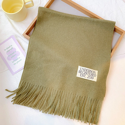 Őszi-téli logós rojtsál lányoknak és fiúknak