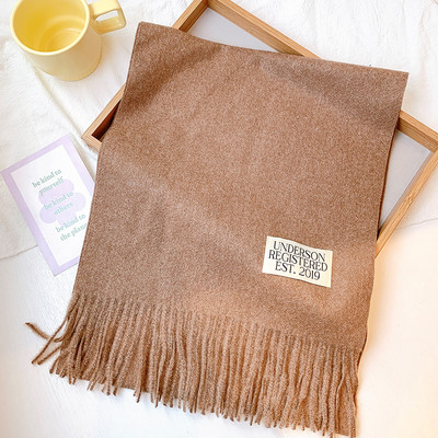 Őszi-téli logós rojtsál lányoknak és fiúknak