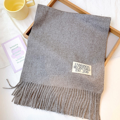 Őszi-téli logós rojtsál lányoknak és fiúknak