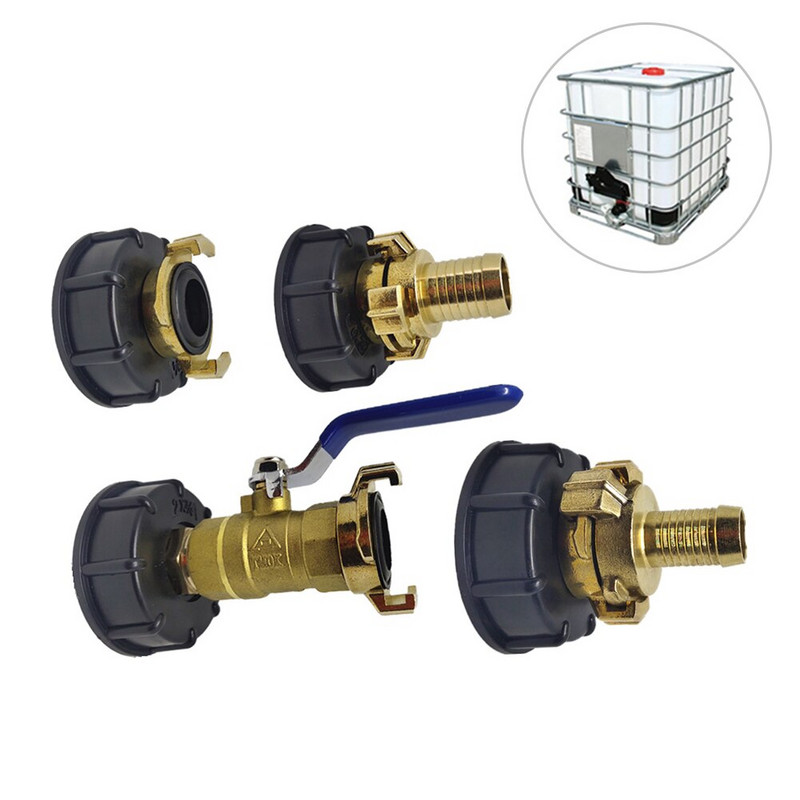 IBC T-hordó csatlakozó S60 X 6 Vastag drót T-hordó Tartozékok Geka Head T-hordó Családi Kerti Vízcsatlakozó