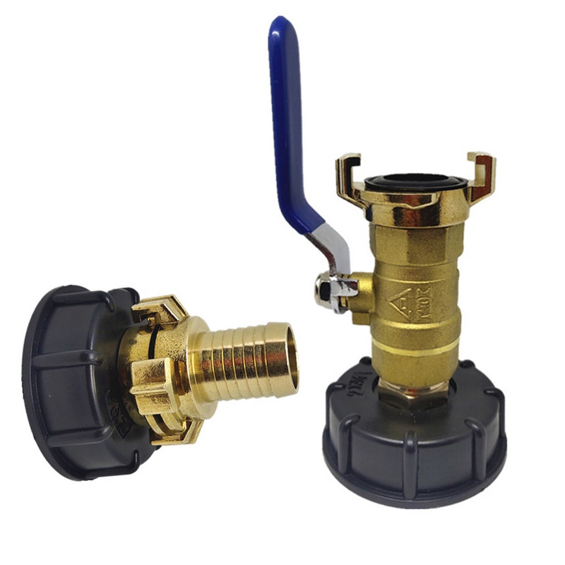 IBC T-hordó csatlakozó S60 X 6 Vastag drót T-hordó Tartozékok Geka Head T-hordó Családi Kerti Vízcsatlakozó