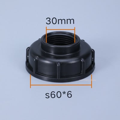 Accesorii pentru îmbinare butoi S60 IBC ton furtun rezervor Conector 1/2'' 3/4'' 1'' 1.25'' 1.5'' 2'' Adaptor de apă Robinet de grădină