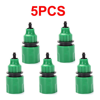 20 vienetų plastikinio vandens vamzdžio greita jungtis 4/7 8/11 mm sodo žarnos jungtis maišytuvo adapteris vamzdis sodo laistymui