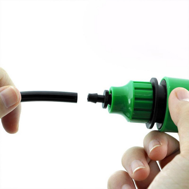 20 vienetų plastikinio vandens vamzdžio greita jungtis 4/7 8/11 mm sodo žarnos jungtis maišytuvo adapteris vamzdis sodo laistymui