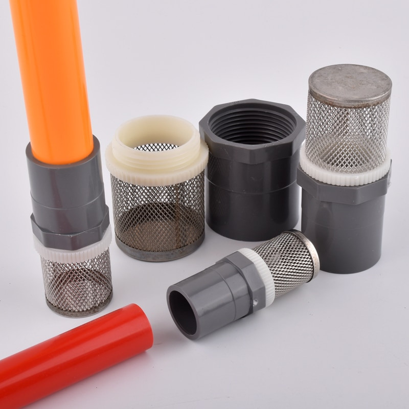 1/2"-4" 304 rozsdamentes acél szűrőernyő Akváriumi akvárium vízszivattyú bemeneti szűrő Mezőgazdasági víztakarékos öntözési szűrő