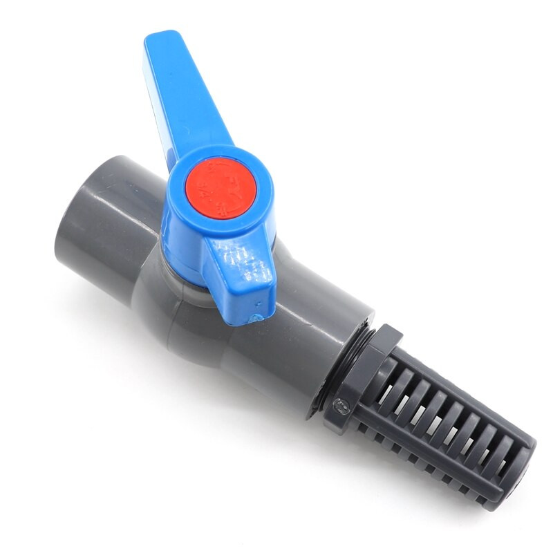 Φίλτρο εισόδου νερού δεξαμενής ψαριών 1/2"~2" Αρσενικό νήμα PVC Σωλήνα διαπερατό καπάκι φίλτρου Διχτυωτό σύνδεσμος Πλαστική αντλία νερού ενυδρείου