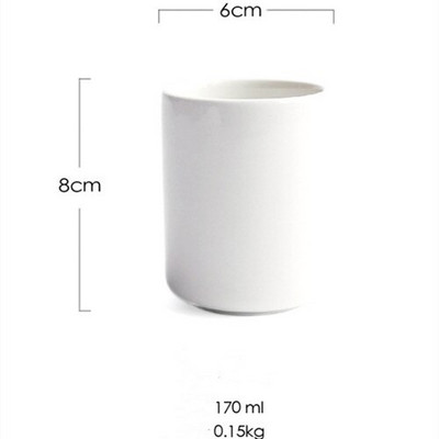 Kerámia vizes bögre 180 ml porcelán teáscsésze kávéscsésze teástál kellékek lakberendezés