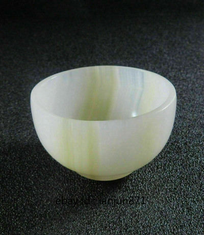 Kiváló, természetes afgán jade teáscsésze kínai kung fu teástál Retro stílusú, kézzel faragott jades kő egészségügyi teáscsészék otthoni ajándék