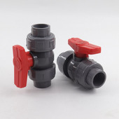 1-5 db 20-50 mm-es PVC cső golyóscsap kerti öntözővízcső csatlakozó szerelvények akváriumi akvárium csőcsuklós zárószelep