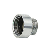 Argintiu Femeie 3/4" până la 1/2" masculin conector filetat din alamă reparare furtunuri robinet de apă de grădină Conector fitinguri furtun 1 buc