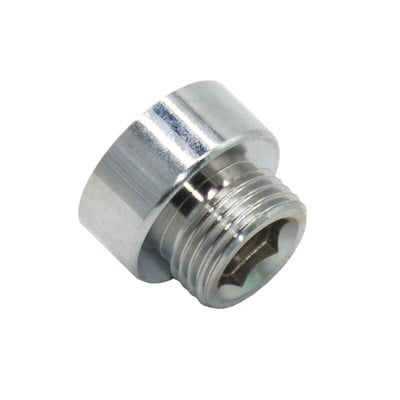 Argintiu Femeie 3/4" până la 1/2" masculin conector filetat din alamă reparare furtunuri robinet de apă de grădină Conector fitinguri furtun 1 buc