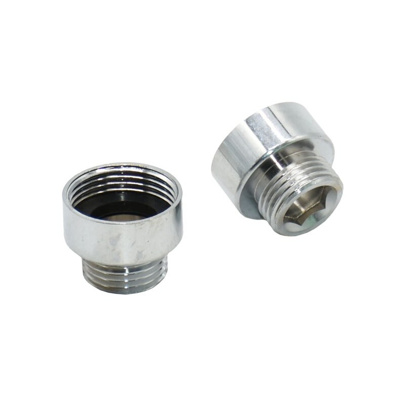 Argintiu Femeie 3/4" până la 1/2" masculin conector filetat din alamă reparare furtunuri robinet de apă de grădină Conector fitinguri furtun 1 buc